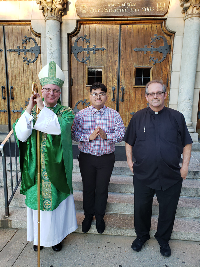 Bishop Barres visits Our Holy Redeemer